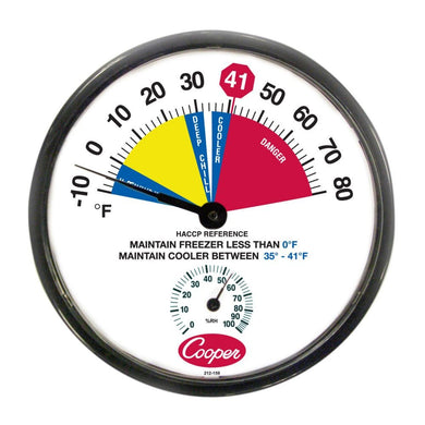 212-159 Cooler/Freezer thermometer by Cooper-Atkins