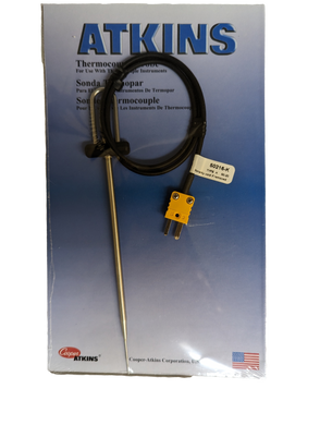 50216 Straight Cord MicroNeedle Thermocouple Probe
