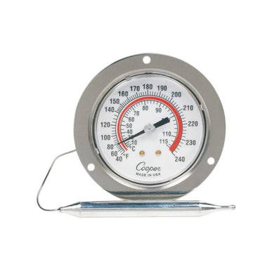 7112-05-3 Front Flange Thermometer, Back Connect, 40/240, F/C