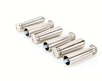 AMERICAN RANGE A35101 LEG SET (6)4 ADJSTBL W/FLANGE