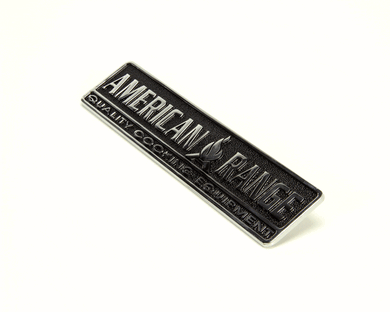 AMERICAN RANGE A38000 NAME PLATE  AMERICAN RANGE 8