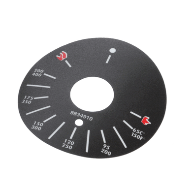 APW WYOTT 8834910 DECAL  DIAL PLATE THERMOSTATIC
