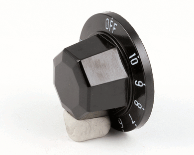 BKI K0024 KNOB  THERMOSTAT BLK 1-10