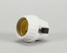 BKI LH0001 LAMPHOLDER  RD PORCELAIN