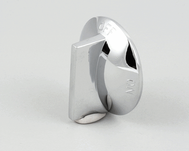 BAKERS PRIDE S1094A KNOB  CHROME PLATED