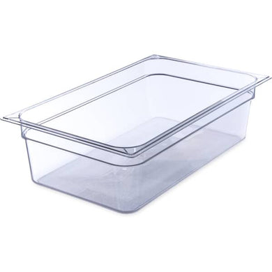 CARLISLE 10202B07 FOOD PAN FULL SIZE 6IN  DP CLEAR