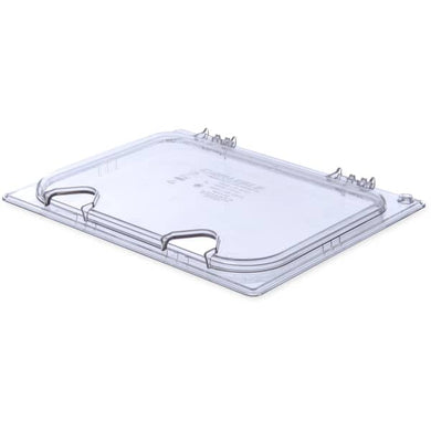 CARLISLE 10240Z07 LID 1/2SZ HINGE FP PC CLEAR 2-NOTCH EZ A