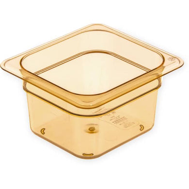 CARLISLE 3088413 FD PAN 1.6QT 1/6 SZ 4IN DP HH AMBER