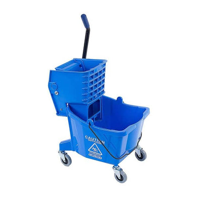 CARLISLE 3690814 BLUE 26 QUART MOP BUCKET WITH SIDE PRESS