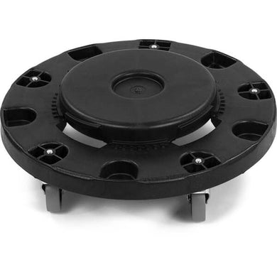 CARLISLE 3691103 BRONCO BLACK STANDARD ROUND CONTAINER DO