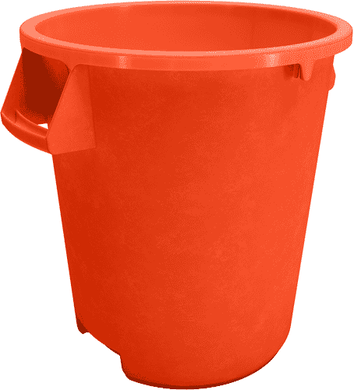 CARLISLE 84101024 BRONCO WASTE BIN TRASH CONTAINER  10 GAL