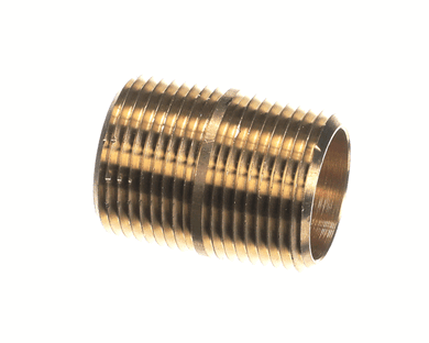 CROWN STEAM 9841-4 BRASS CLOSE NIPPLE; 3/4IN  MPT