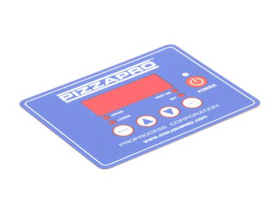 DOUGHPRO PROLUXE OPROPP1800 OVERLAY  DIGITAL CONTROL  PP18