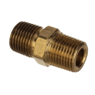 EDLUND N007 NIPPLE  1/8 NPT BRASS HEX (VMI