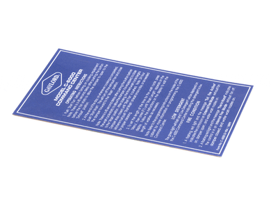 GAYLORD 18899 C-6000 MYLAR FACEPLATE