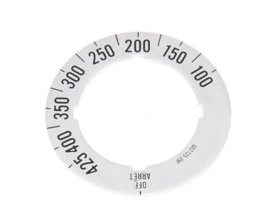 GARLAND G02725-29 DIAL INSERT (100F-425F) UP TO