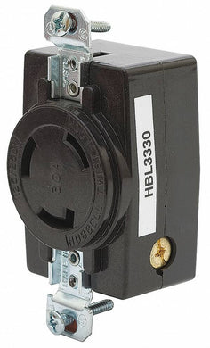 HUBBELL LIGHTING HBL3330 LOCKING RECEPTACLE  SHROUDED / NON-SHROU