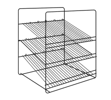 HATCO FSDT3SAR 3 SHELF ANGLE RACK (SHELVES SLANT AT 15