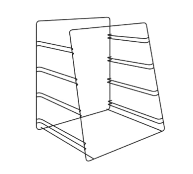 HATCO FSDT4TPR (4) TIER PAN RACK (ACCOMMODATES HALF SIZ
