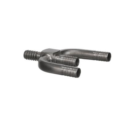 LANCER 7144 SS CROSS 3/8 BARB 90DEG RUNS