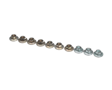 RATIONAL 1106.0803P HEX COMBINATION NUT M6 GALV