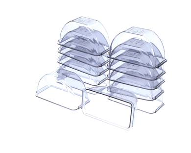 SAN JAMAR BD101 DOME & MINI DOME STANDARD TRAYS - 1 PT -