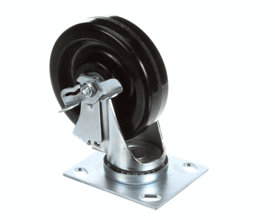 TRAULSEN 344-13140-01 6IN PLATE MTD CASTER W/VERTILO