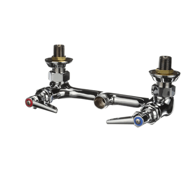 T&S BRASS B-0230-EELN DOUBLE PANTRY BASE FAUCET  WALL MOUNT  8