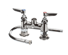T&S BRASS B-0326 DOUBLE PANTRY FAUCET  4 DECK MOUNT 133X