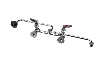 T&S BRASS B-0598-CR POT FILLER  WALL MOUNT  8 CENTERS  CERAM