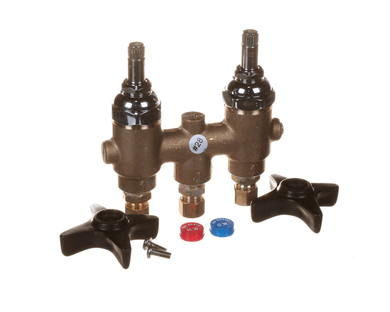 T&S BRASS B-2266 CONCEALED MIXING FAUCET  3 CENTER  BLACK