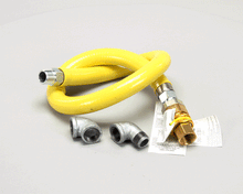 T&S BRASS HG-4E-48 GAS HOSE W/QUICK DISCONNECT  1 NPT  48 L