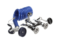 T&S BRASS PG-4DREV PET GROOMING UNIT: DECK MOUNT FAUCET & S