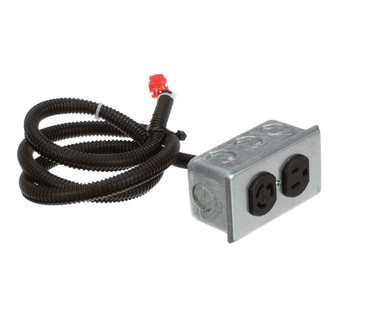 ULTRAFRYER 12C856 OUTLET  ASSEMBLY STR/TWISTLOCK GALV. COV