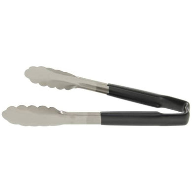 VOLLRATH #NAME? TONG 9 1/2  UTILITY  S/S  BLACK HANDLE