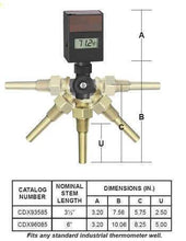 CDX93585  Solar Powered Digital Thermometer