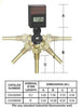 Tech Instrumentation CDX93585  Solar Powered Digital Thermometer