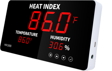 Tech Instrumentation HIX1800 Big Digit Heat Index Monitor with Alarm