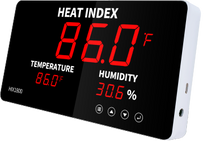 HIX1800 Big Digit Heat Index Monitor with Alarm