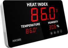 HIX1800 Big Digit Heat Index Monitor with Alarm