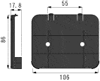 TR-5WK1 Wall Attachment for RTR-5W