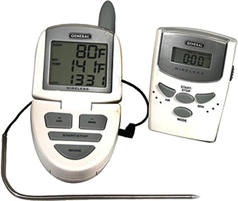 Tech Instrumentation WBT700 Cooking Thermometer with wireless remote pager.