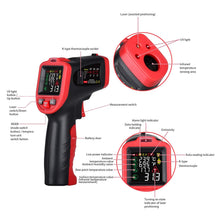 WTC-323C Infrared Thermometer RH, UV Florescence Flashlight and Mold Detection