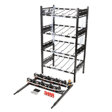 LANCER 85-1803-2408/01 BIB RACK ASSEMBLY 8 PUMP 4 SHELP