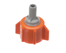 LANCER 82-1789/02 BIB CONNECTOR,PLASTIC,3/8,ORAN