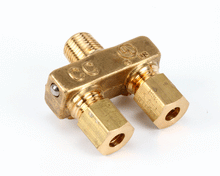 AMERICAN RANGE A29301 VALVE DUAL GAS PILOT 1/8X3/16C