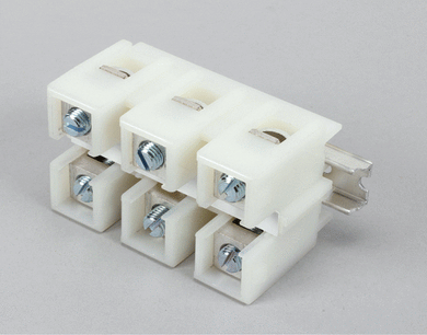 APW WYOTT AS-1126035 BLOCK TERMINAL 3 POLE  600 V