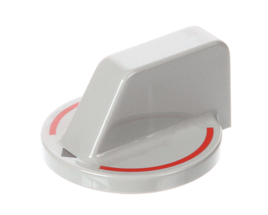 APW WYOTT AS-8705820 KNOB  DOUBLE D SHAFT SILVER