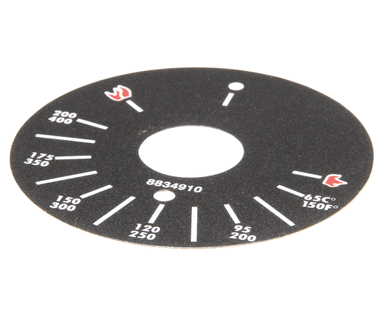 APW WYOTT AS-8834910 DECAL  DIAL PLATE THERMOSTATIC