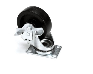 BEVERAGE AIR 401-099A-- 4 PLATE CASTER WITH BRAKE(STANDA